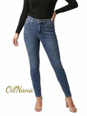 Seven7 St James High Rise Skinny‎ Jeans Womens 10 Medium Wash MY1901DE24 Denim